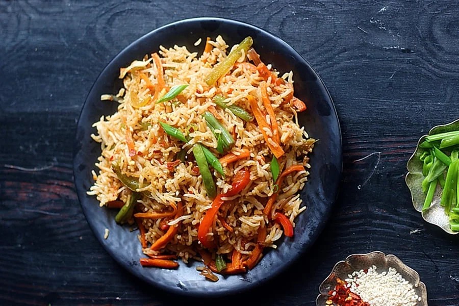 Schezwan Mixed Fried Rice 